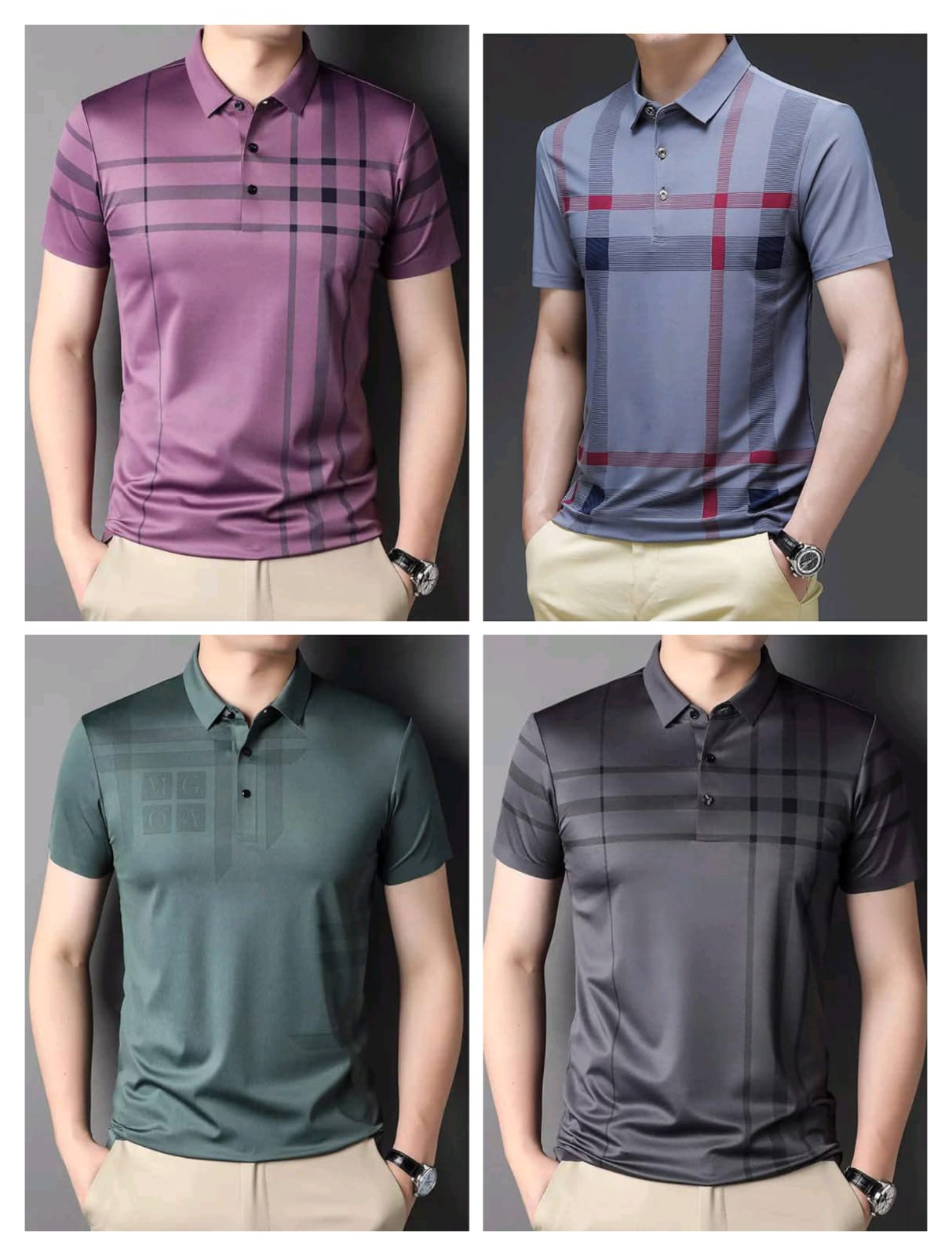 Stylish Polo T Shirt For Men (Pack of 4)