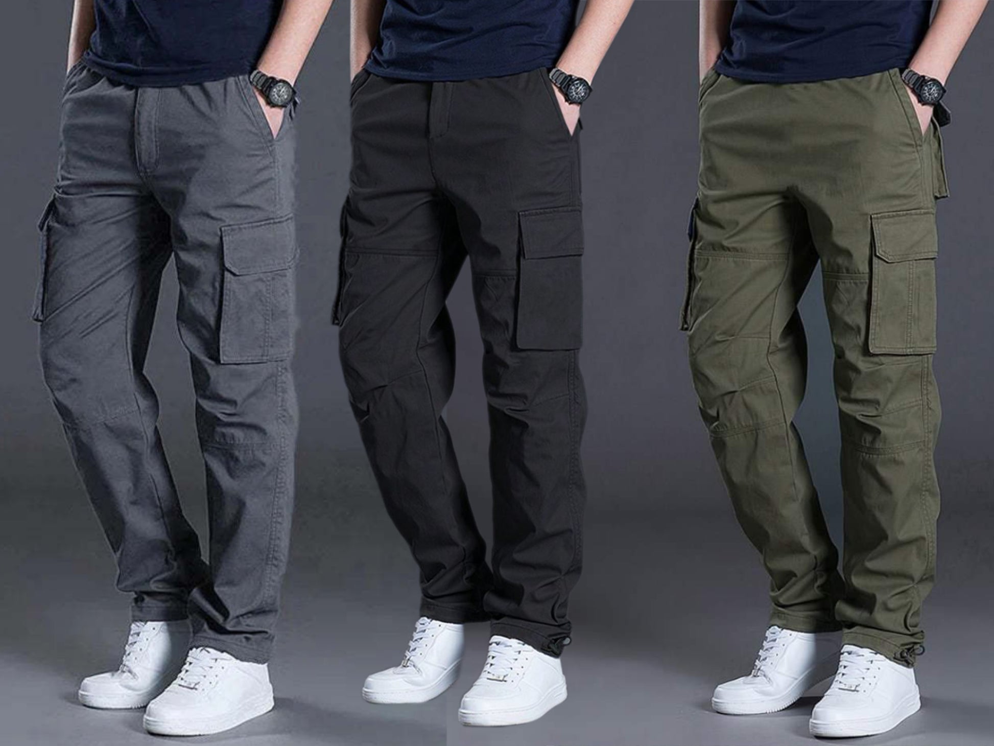 New  Cargo Pants ( Pack of 3)