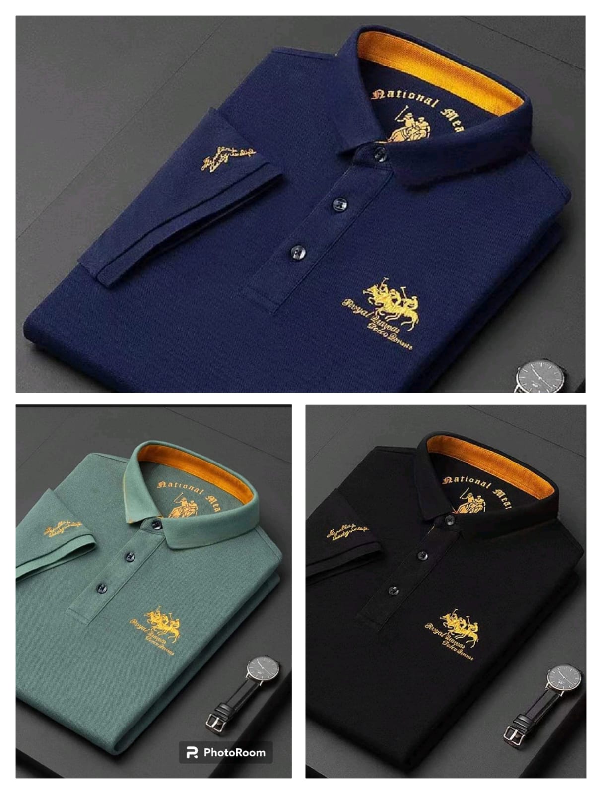 Men's Polo Short Sleeve Regular Fit (Pack of 3)